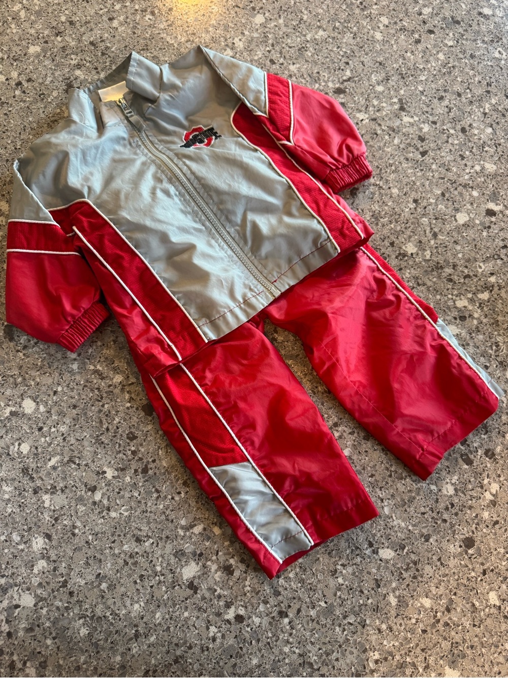 Ohio State Buckeyes 18M Baby 2 Piece Tracksuit Jacket Pants OSU